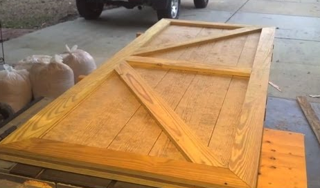 Custom shed door SketchUp preview