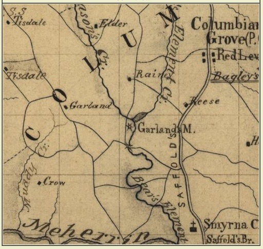 Map connected to the Bungalow property history