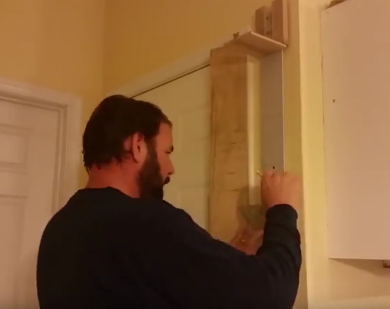 Finished removable height tracking tool for kids