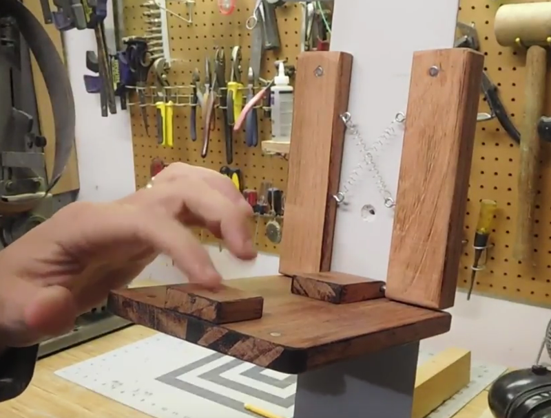 First Design of the height measurement system